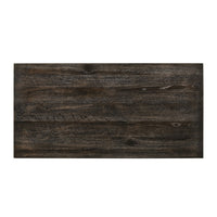 Counter Height Wooden Dining Table with Open Bottom Shelf, Gray - AMF-73830