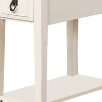 Smart Looking Side Table, White - AMF-80513