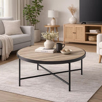 BM156782 Charming Coffee Table, Weathered Oak Brown