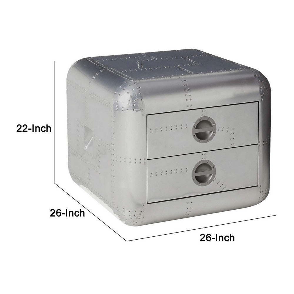 Brancaster End Table, Aluminum - AMF-82182