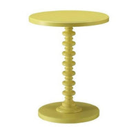 BM157297 Astonishing Side Table With Round Top, Yellow