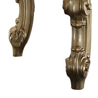 Wooden End Table in Gold Patina - AMF-83121