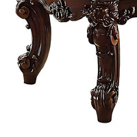 Coffee Table, 36 Inch Rectangular Top, Scrolled Legs, Brown  - BM177679