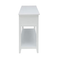 Flavius Console Table with 2 Drawers, White - BM154247