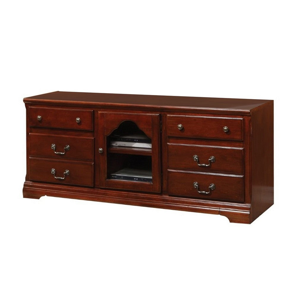Trendy TV Stand, Cherry Brown - AMF-91113