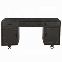 Retro Metal executive Office Desk, Black - AMF-92430