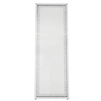 Accent Standing Mirror with Round Crystal Inserts - AMF-97025