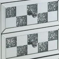 Accent Table with Self Closure and Safety Top Feature, White - BM251210