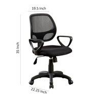 BM122989 Sherman Contemporary Style Office Chair, Black