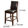 Townsend II Leatherette Parson Chair Counter Height Chair, Set Of 2 - BM122994