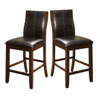 Townsend II Leatherette Parson Chair Counter Height Chair, Set Of 2 - BM122994