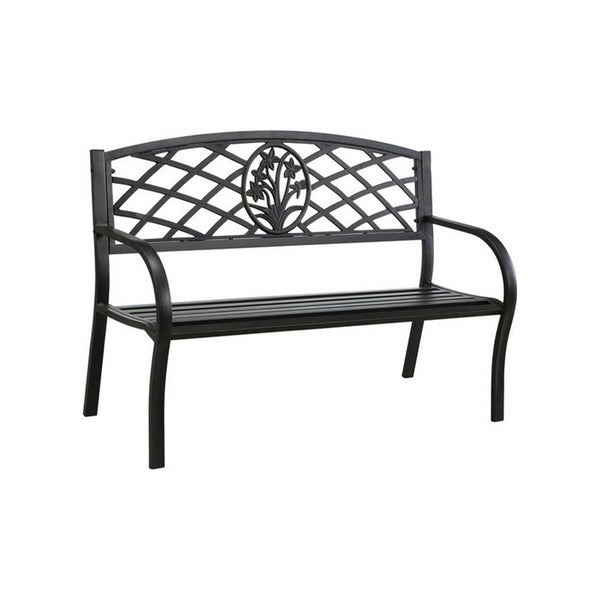 Minot Slated Seat Patio Bench - FOA-CM-OB1809