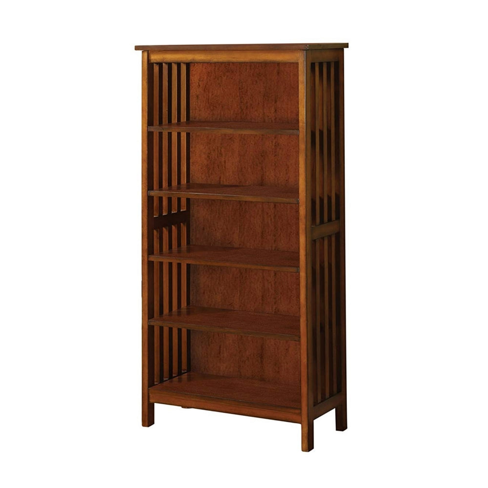 Valencia I Traditional Media Shelf, Antique Oak - BM123059