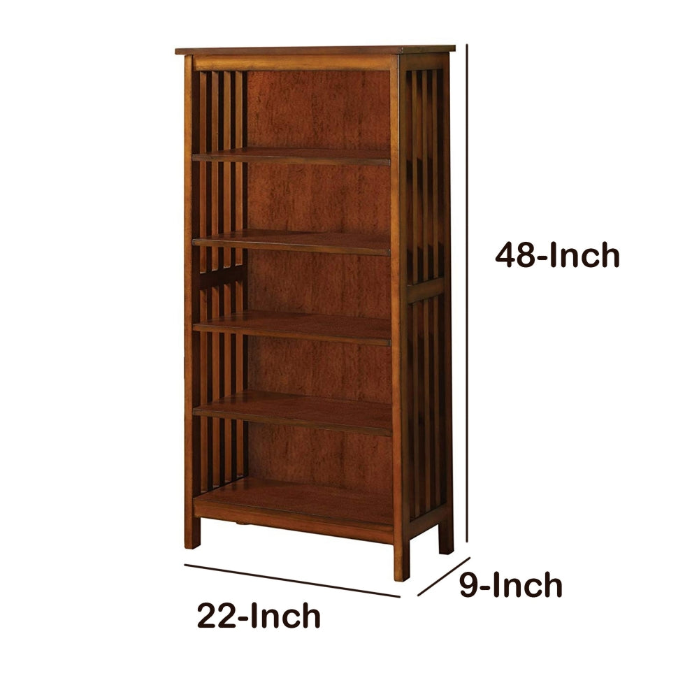 Valencia I Traditional Media Shelf, Antique Oak - BM123059