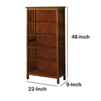 Valencia I Traditional Media Shelf, Antique Oak - BM123059