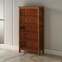 Valencia I Traditional Media Shelf, Antique Oak - BM123059