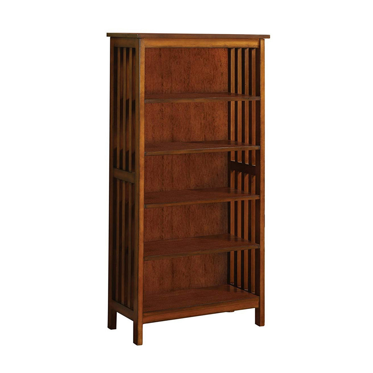 Valencia I Traditional Media Shelf, Antique Oak - BM123059