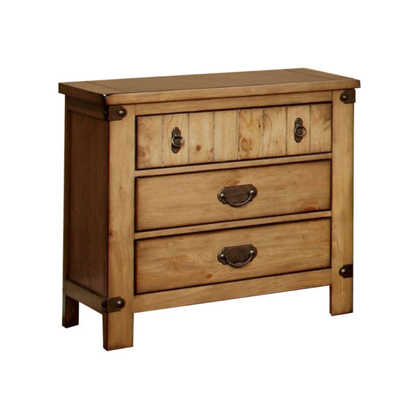 Pioneer Cottage Night Stand In Weathered Elm Finish - BM123268