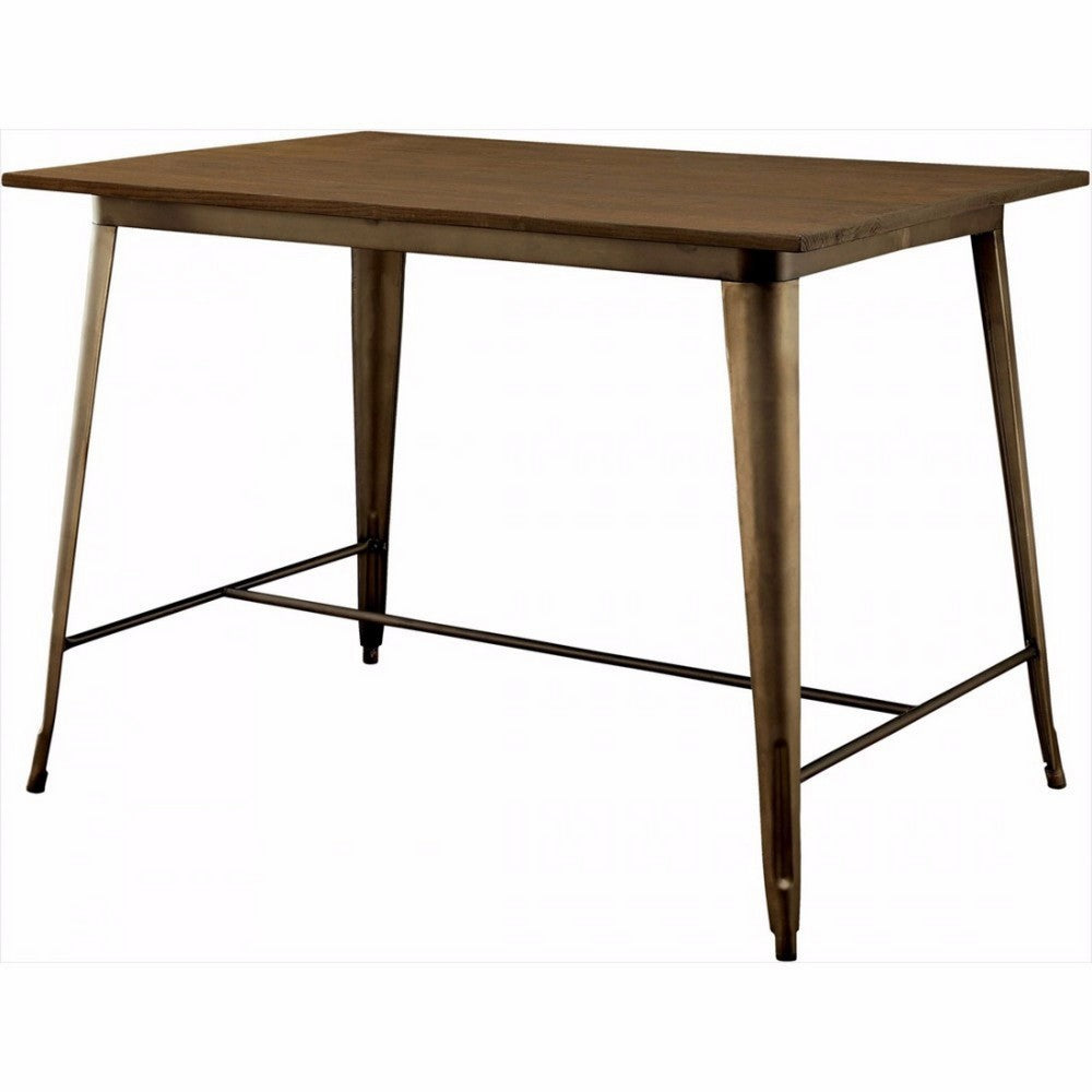Cooper II Counter Ht. Table, Brown - FOA-CM3529PT