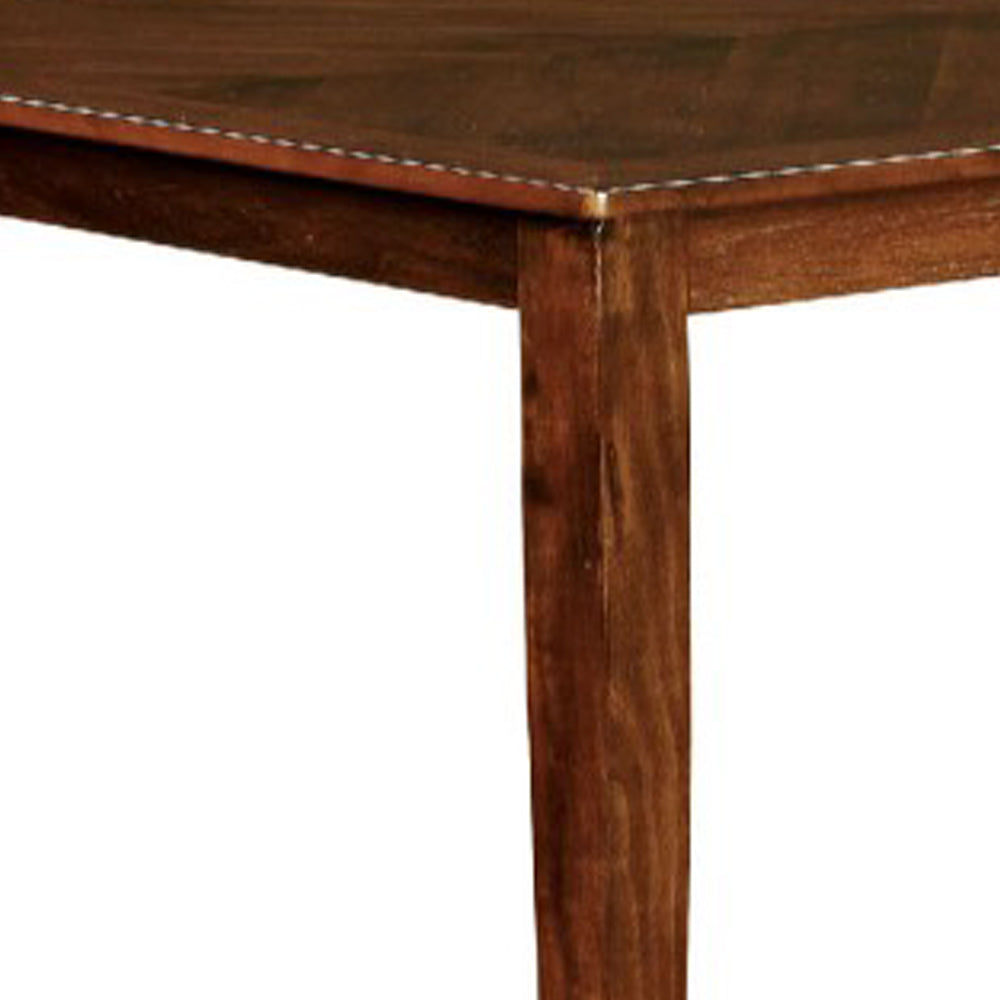 Hillsview I Transitional Dining Table, Brown Cherry-BM123400