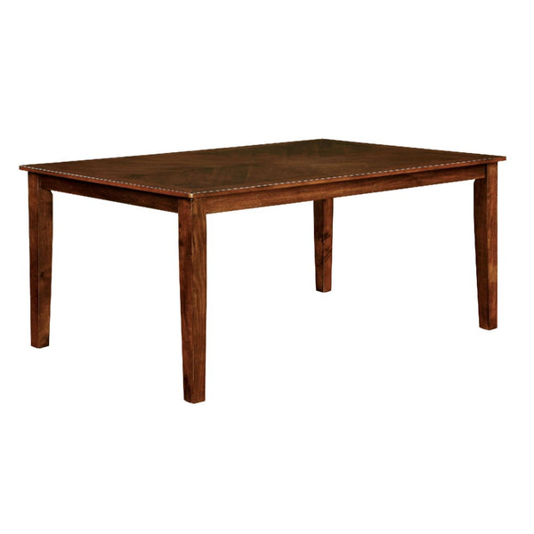 Hillsview I Transitional Dining Table, Brown Cherry-BM123400
