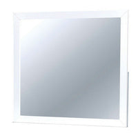 Lennart II White Rectangular Mirror - FOA-CM7386WH-M