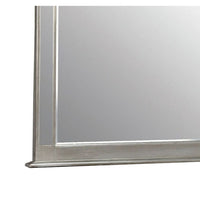 Salamanca Contemporary Style Mirror , Silver - BM123622