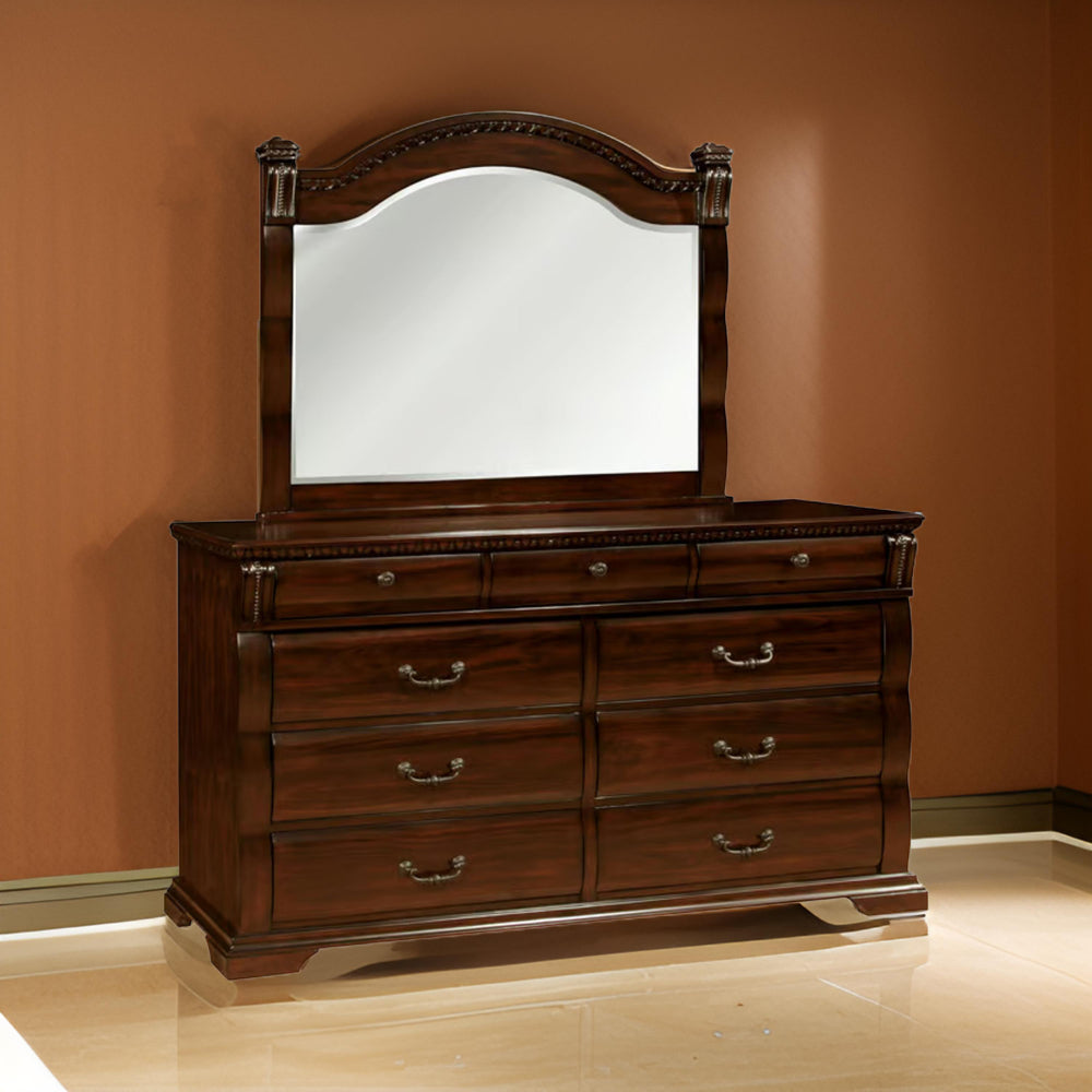 BM123651 Burleigh Transitional Style Mirror , Cherry