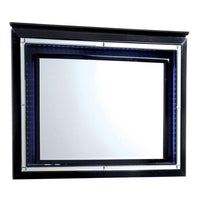 Bellaova Contemporary Style Mirror, Black - FOA-CM7979BK-M