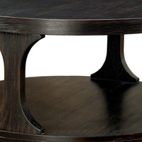 Carrie Transitional Coffee Table, Antique Black - BM123823