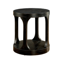 BM123836 Carrie Transitional End Table, Antique Black