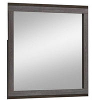 Manvel Contemporary Mirror, Two Tone Antique Gray - FOA-CM7867M