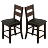 Dickinson II Cottage Counter Height Chair, Dark Cherry Finish, Set of 2 - BM131200