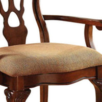 BM131215 George Town Traditional George Town Arm Chair, Set Of 2, Cherry Finish