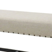 Sania II Rustic Counter Ht. Bench, Antique Black Finish - BM131235