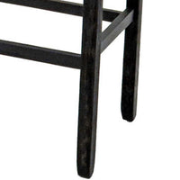 Sania II Rustic Counter Ht. Bench, Antique Black Finish - BM131235