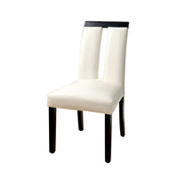 BM131300 Luminar Contemporary Side Chair, Black Finish, Set Of 2