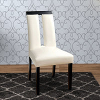 BM131300 Luminar Contemporary Side Chair, Black Finish, Set Of 2