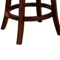 BM131354 Shirley Contemporary 24" Barstool Withpu Cushion, White Finish