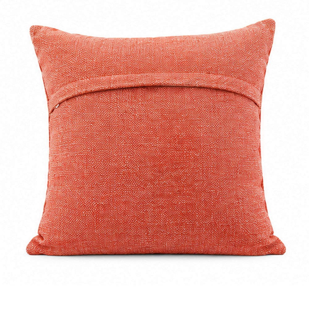 CICI Contemporary Small Pillow With fabric, Red Finish, Set of 2 - BM131641