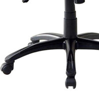 Argon Contemporary Racing Car Office Chair, Black & Red Finish - BM131850