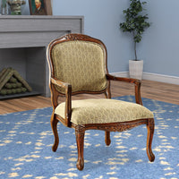 Quintus Traditional Accent Chair , Antique Oak - BM131918