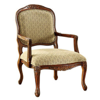 Quintus Traditional Accent Chair , Antique Oak - BM131918