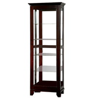 Curio Cabinate In Cappuccino Finish - BM137685