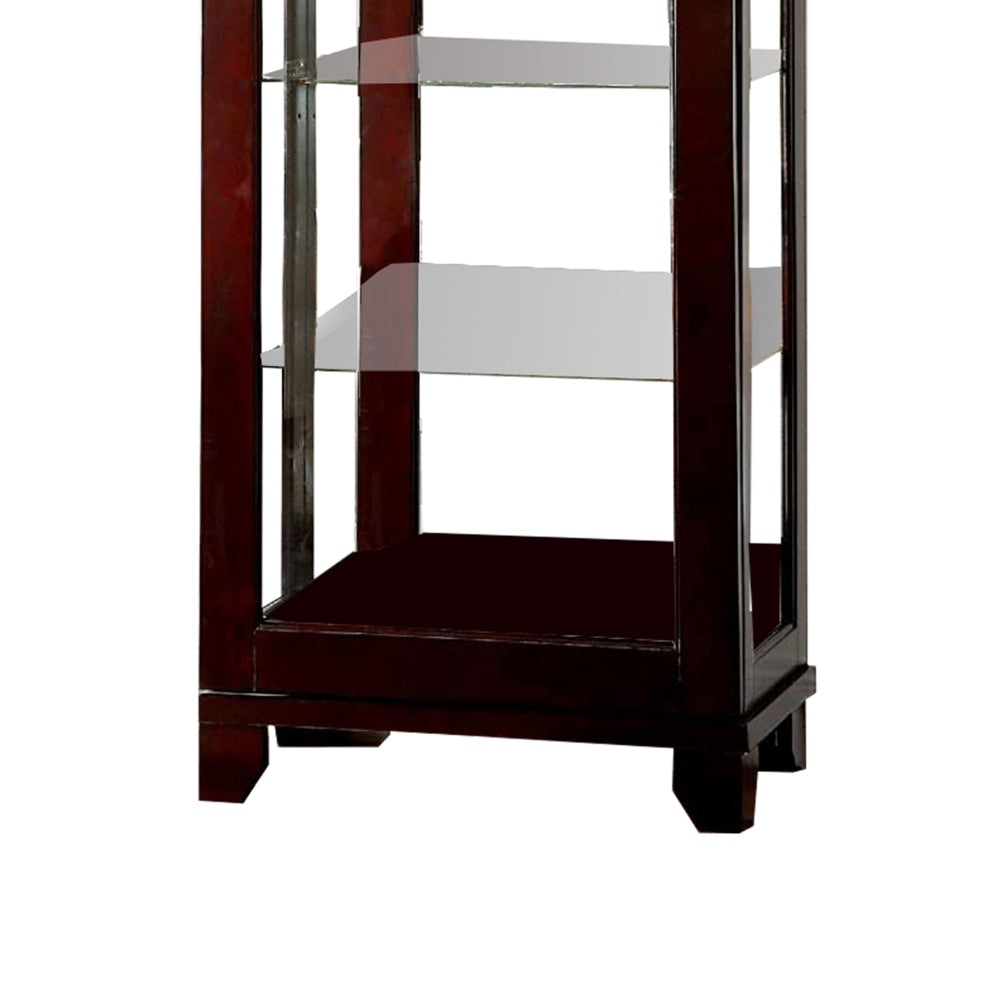 Curio Cabinate In Cappuccino Finish - BM137685
