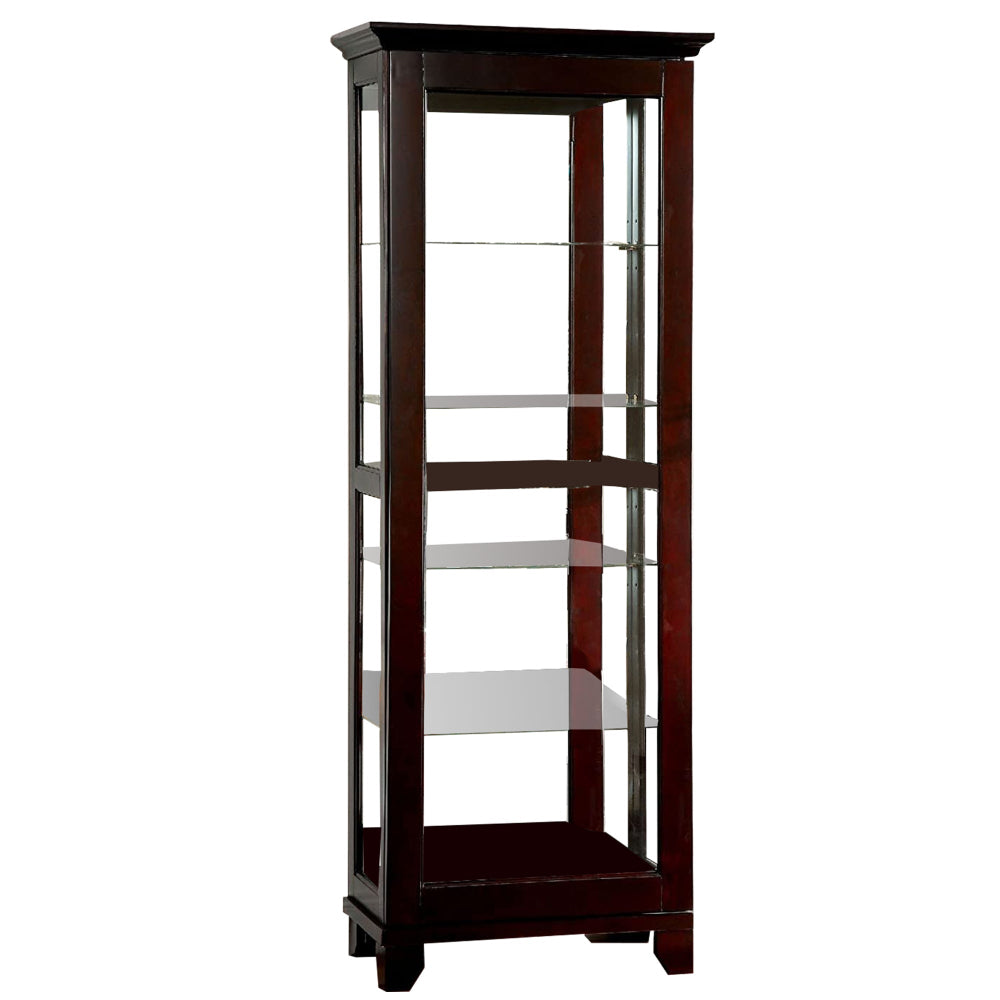 Curio Cabinate In Cappuccino Finish - BM137685