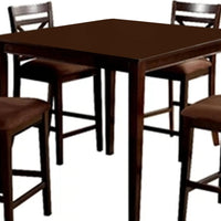 Weston I Dapper Five Counter Table Set, Transitional Style, Espresso - BM137751