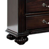 BM137844 Syracuse Traditional Style Beautiful Nightstand, Dark Walnut