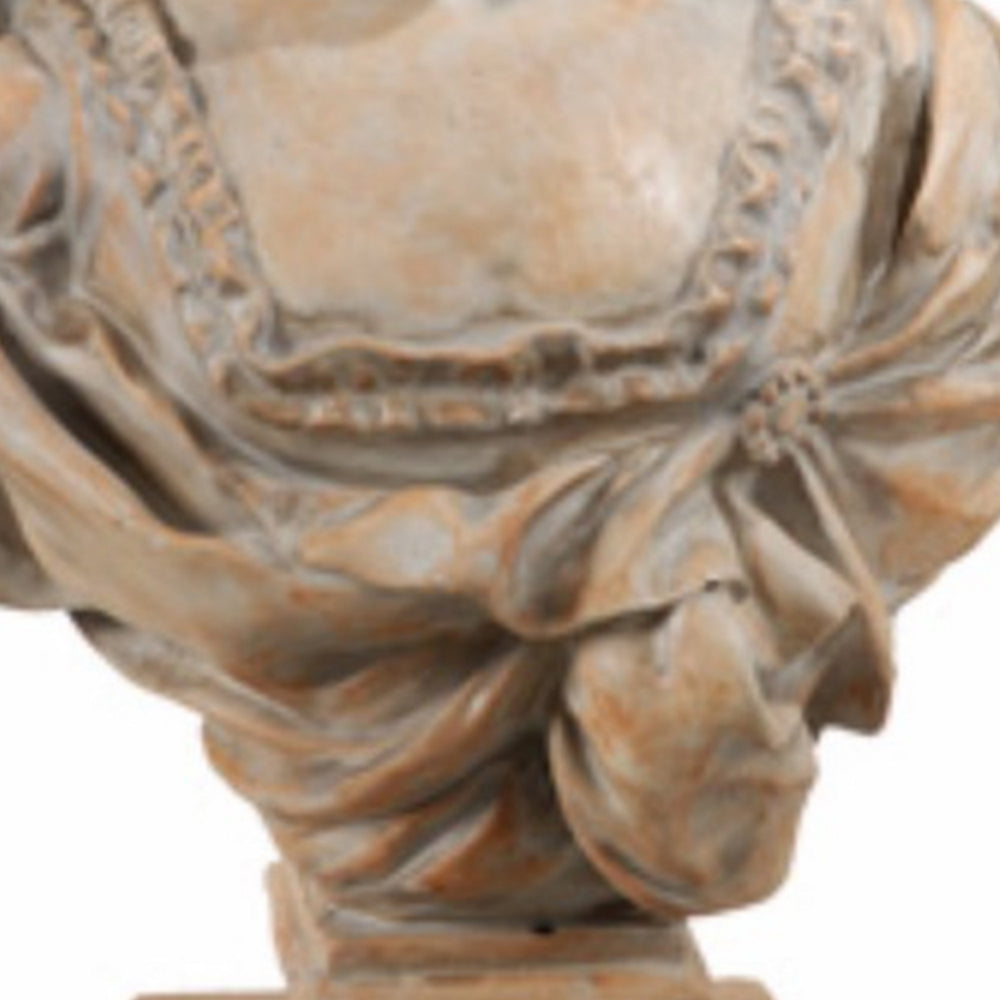 Benzara Artful Female Sculpture Bust Statue - BM150695 | Benzara.com