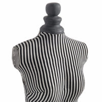 BM150780 Fabric Wrapped Mannequin In Black and White